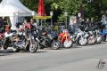 Treffpunkt der Motorradfahrer in Berlin-Schlachtensee, die sogenannte 